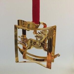 Georg Jensen 2009 rocking horse mobile ornament.